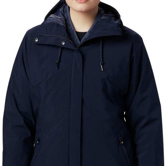 🆕Columbia Women's Here and There Interchange Jacket- Large- Dark Nocturnal-NWT - Picture 1 of 5
